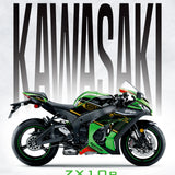 Kawasaki zx 10 R Poster